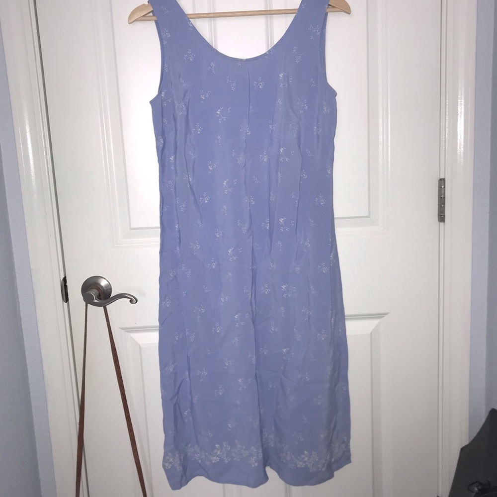 Vintages 90s style little blue dress